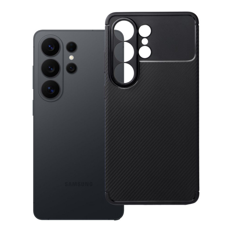 Kryt CARBON PREMIUM pro Samsung Galaxy S26 Ultra - černý
