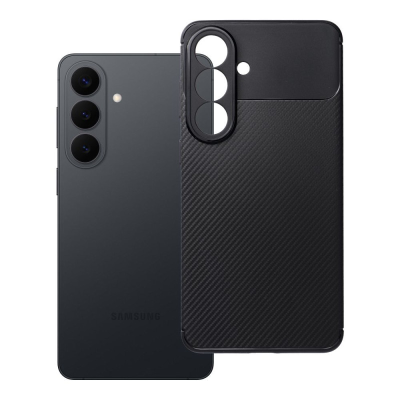 Kryt CARBON PREMIUM pro Samsung Galaxy S26+ - černý
