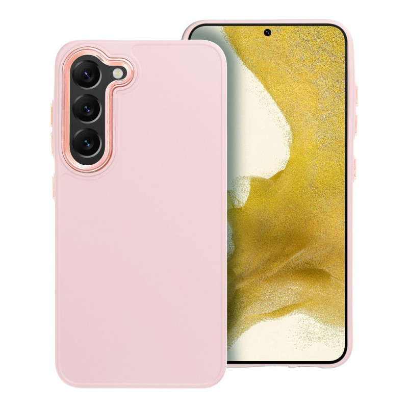 Kryt FRAME pro Samsung Galaxy S23 - pudrově růžový