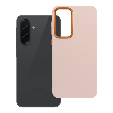 Kryt FRAME pro Samsung Galaxy A36 5G pudrově růžový