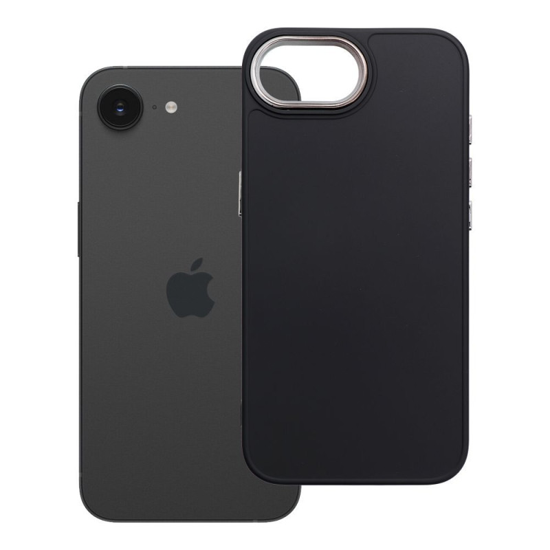 Kryt FRAME pro iPhone 16e (SE 4 2025) / 17e - černý