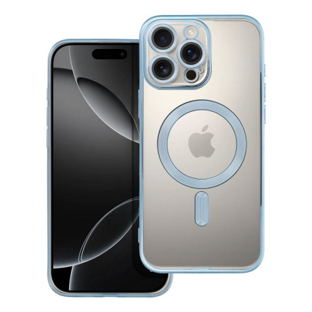 Kryt Electro Mag Cover pro iPhone 16 Pro Max – modrý
