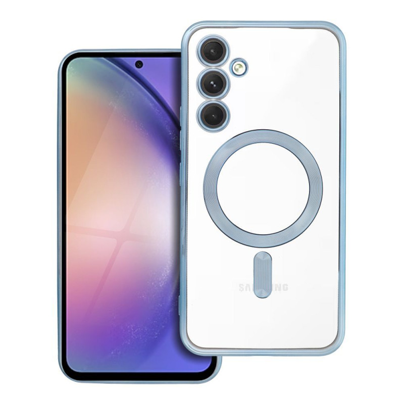 Kryt ELECTRO MAG COVER MagSafe pro Samsung Galaxy A54 - modrý
