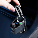 BASEUS CCALL-RH01 Autonabíječka, Bluetooth MP3 transmiter a handsfree s 2x USB, černý