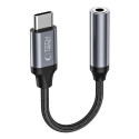 Tech-Protect UltraBoost – adaptér z USB-C na 3,5mm jack – černý