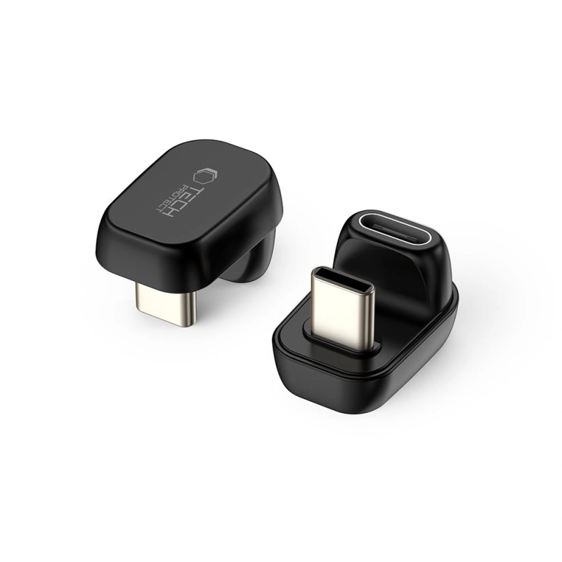 Tech-Protect Ultraboost AA04 Úhlový adaptér USB-C Černý