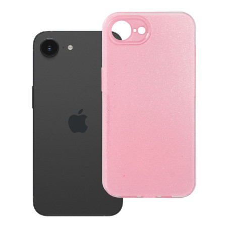 Kryt CLEAR CASE 2 mm pro iPhone 16e a 17e - růžový