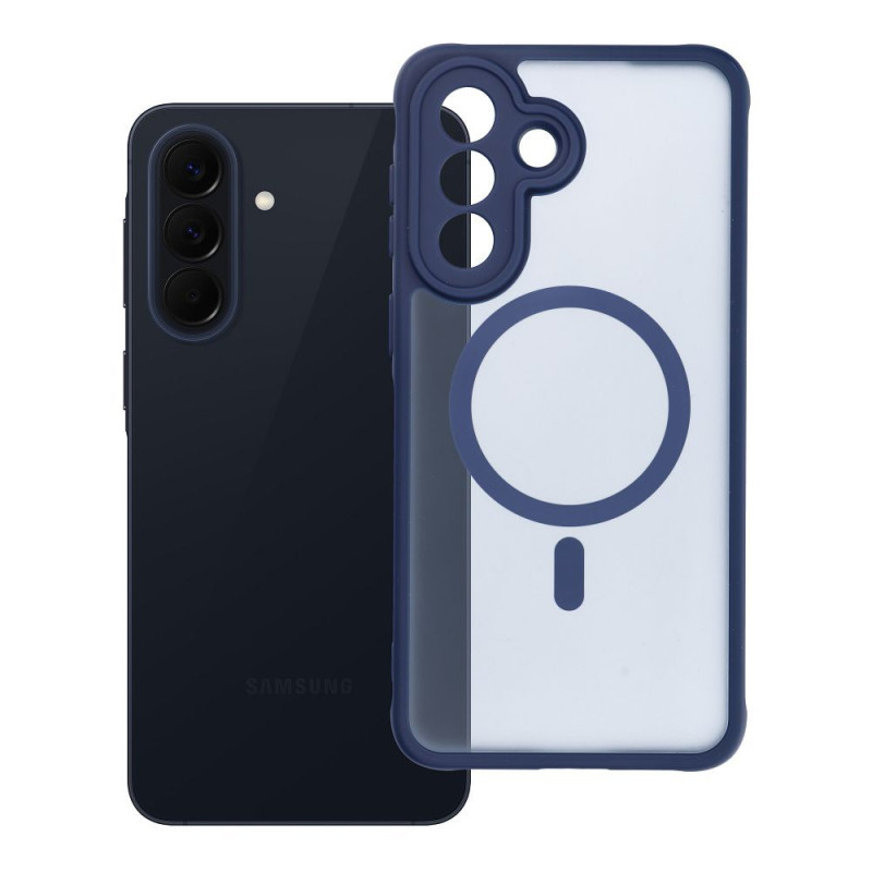 Kryt FULL MATTE MAG COVER MagSafe pro Samsung Galaxy A57 - tmavě modrý