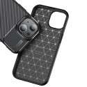 TECHSUIT CarbonFibre kryt pro iPhone 14, černý