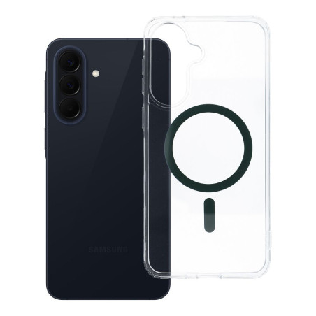 Kryt Drop Glue MagSafe pro Samsung Galaxy A57 - tmavě zelený