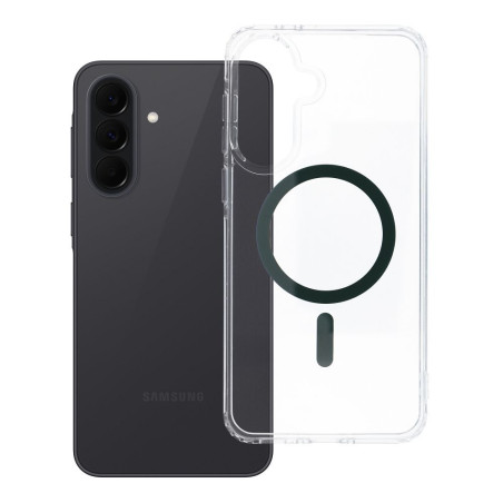 Kryt MagSafe pro Samsung Galaxy A37 - tmavě zelený