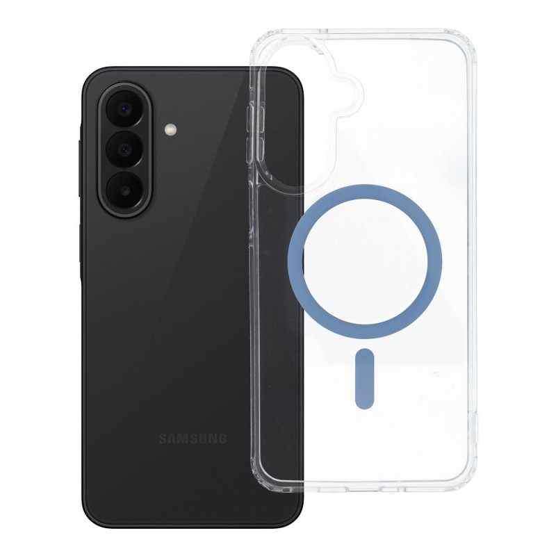 Kryt DROP GLUE MAG COVER MagSafe pro Samsung Galaxy A27 5G - světle modrý