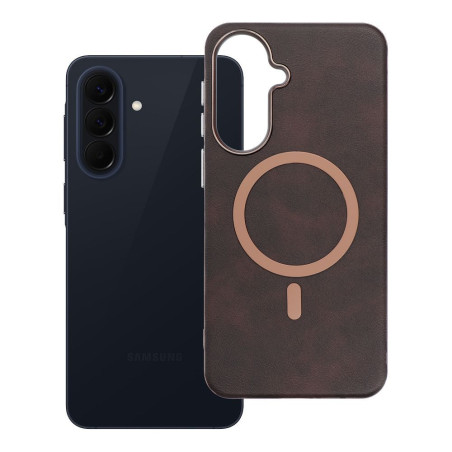 Kryt GENTLEMAN MAG COVER pro Samsung Galaxy A57 - hnědý