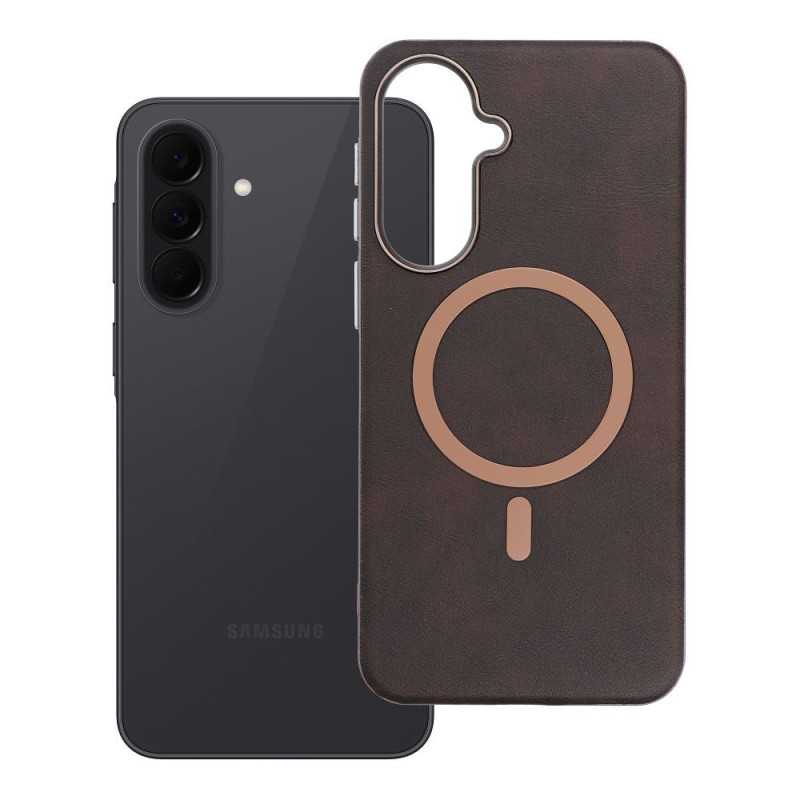 Kryt GENTLEMAN MAG COVER MagSafe pro Samsung Galaxy A37 - hnědý