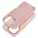 Kryt FRAME MAG COVER pro iPhone 16 MagSafe - pudrově růžový