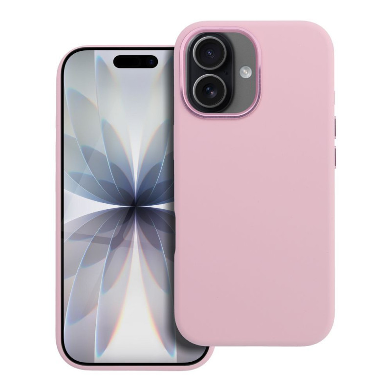 Kryt Forcell F-PROTECT FRAME PREMIUM MagSafe pro iPhone 17 - růžový