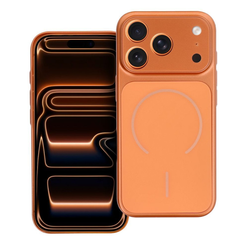 Kryt MAKE MAG COVER MagSafe pro iPhone 16 Pro Max (6,9") - oranžový