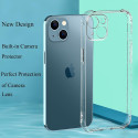 TECHSUIT Ultra odolný silikonový kryt Shockproof pro iPhone 15 - transparentní