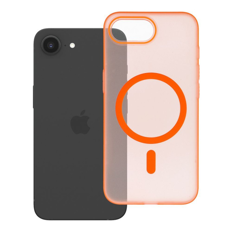 Kryt GO ORANGE MAG COVER MagSafe pro iPhone 16e / 17e - oranžový