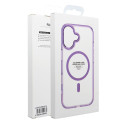 Kryt Samsung Galaxy S26 Frame Clear Hybrid MagSafe - fialový
