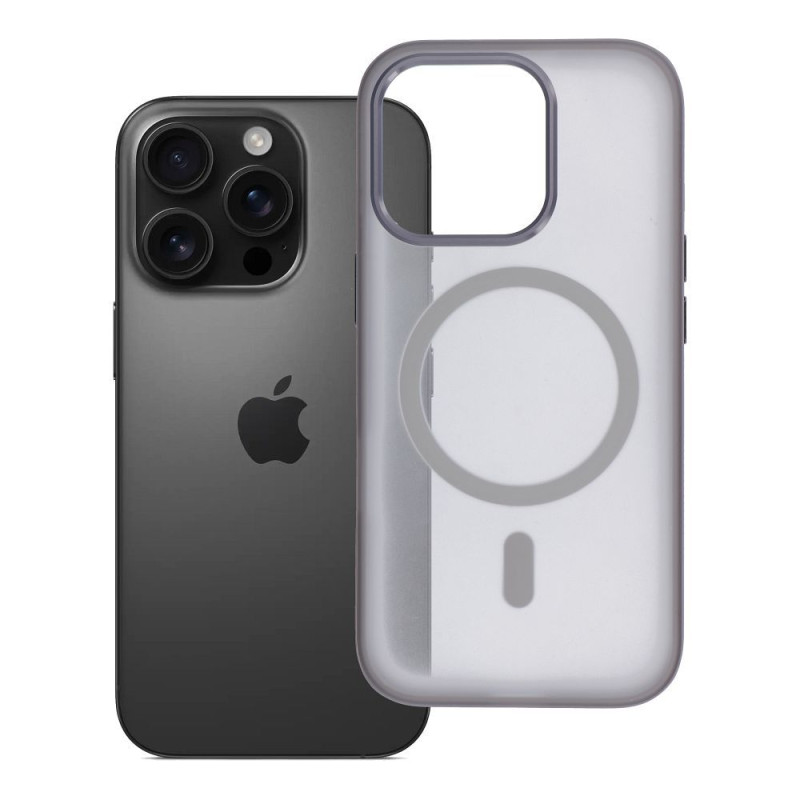 Kryt FLEXLINE MAG COVER MagSafe pro iPhone 16 Pro - šedý