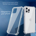 TECHSUIT Ultra odolný silikonový kryt Shockproof pro iPhone 16 Plus - transparentní