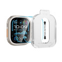 Tvrzené sklo Tech-Protect Easy Set+ (2 ks) pro Apple Watch Ultra 1 / 2 / 3 (49 mm) – průhledné