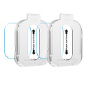 Tvrzené sklo Tech-Protect Easy Set+ (2 ks) pro Apple Watch Ultra 1 / 2 / 3 (49 mm) – průhledné