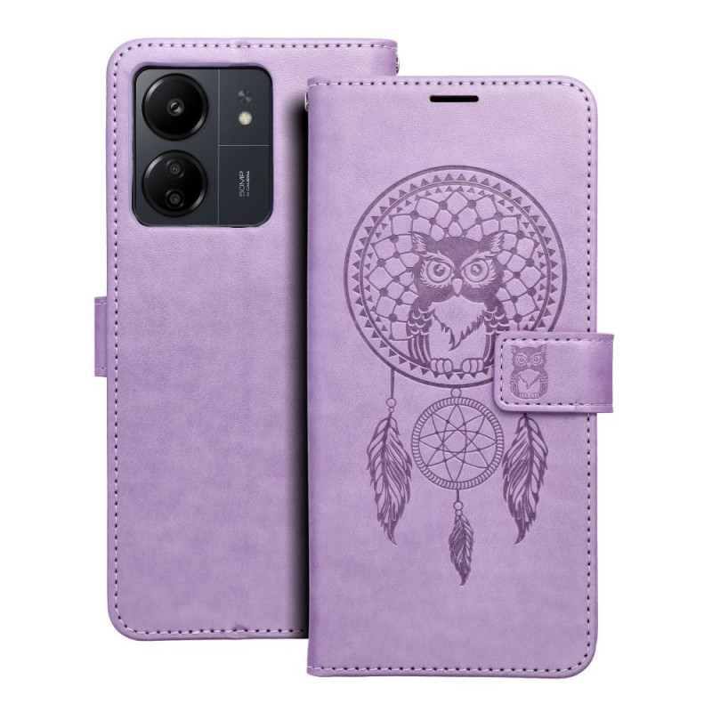 Pouzdro MEZZO BOOK pro Xiaomi Redmi 13C / Poco C65 - fialové