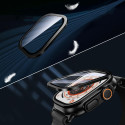 Tvrzené sklo Tech-Protect Glass Ring (2 ks) pro Apple Watch Ultra 1 / 2 (49 mm) – titanové