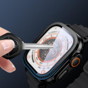 Tvrzené sklo Tech-Protect Glass Ring (2 ks) pro Apple Watch Ultra 1 / 2 (49 mm) – titanové