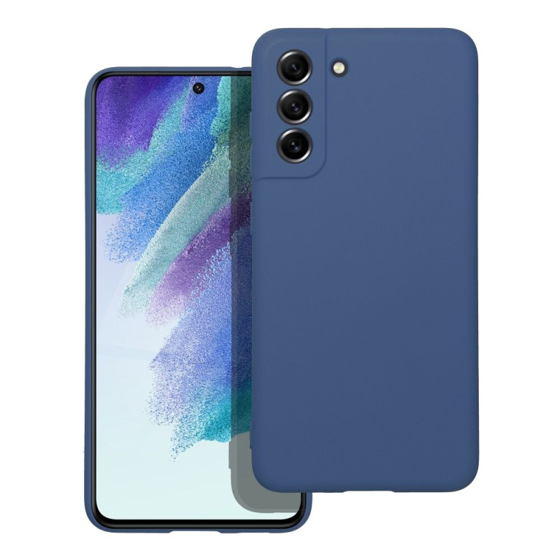 Kryt SILICONE pro Samsung Galaxy S21 FE - modrý