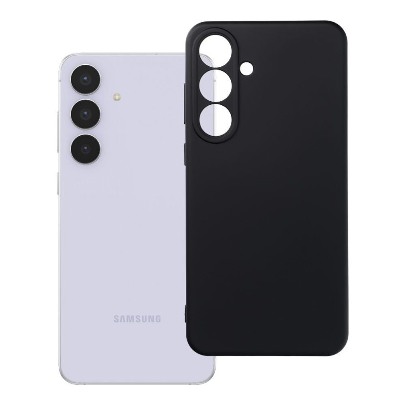 Kryt SILICONE pro Samsung Galaxy S25 FE - černý