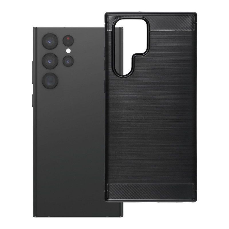 Kryt CARBON 2.0 pro Samsung Galaxy S22 Ultra - černý