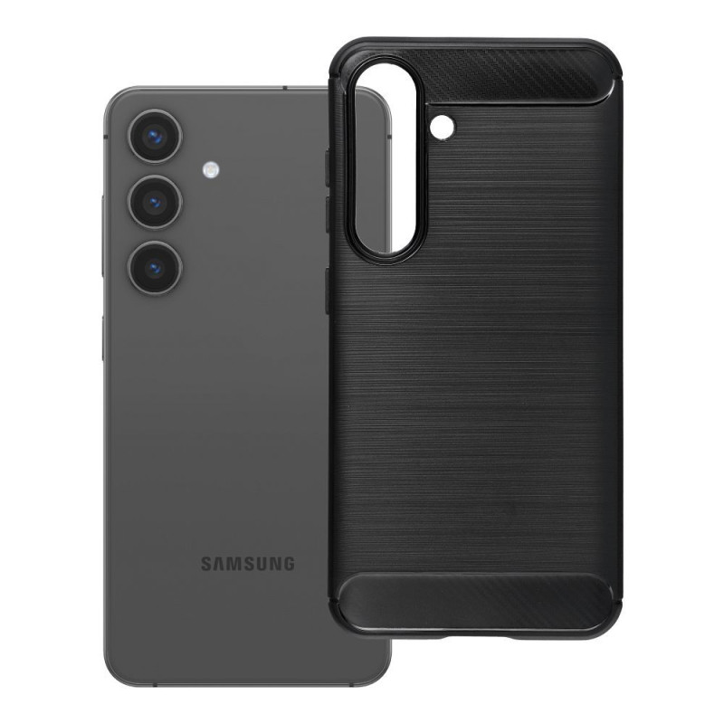 Kryt CARBON 2.0 pro Samsung Galaxy S24 - černý