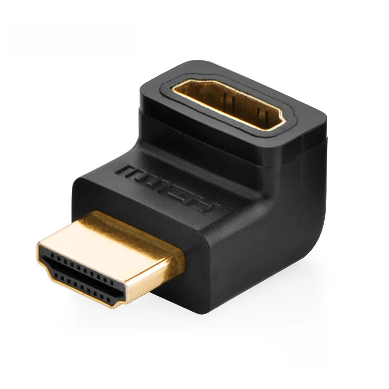 UGREEN 20110 Úhlový HDMI 2.0 adaptér male-female (samec-samice), černý