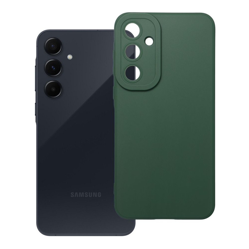 Kryt MATT 2.0 pro Samsung Galaxy A55 5G - tmavě zelený
