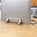UGREEN 20471 LP258 Vertikální hliníkový stojánek pro MacBook/laptop, stříbrný