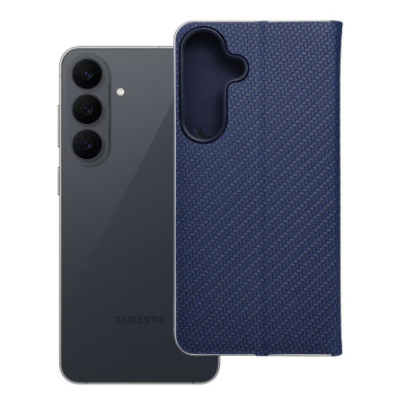 Pouzdro Samsung Luna Book Carbon pro Galaxy S26 FE - modré