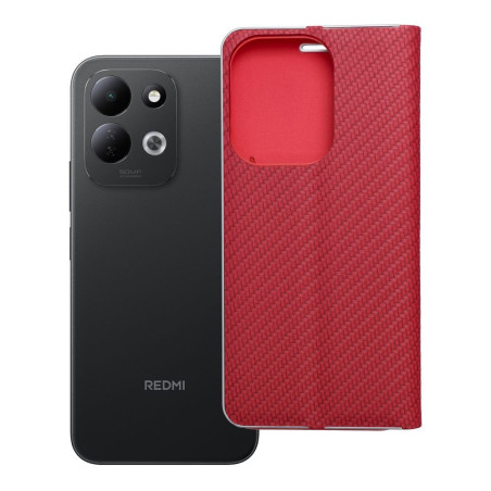 Pouzdro Xiaomi LUNA BOOK pro Redmi 17 červené