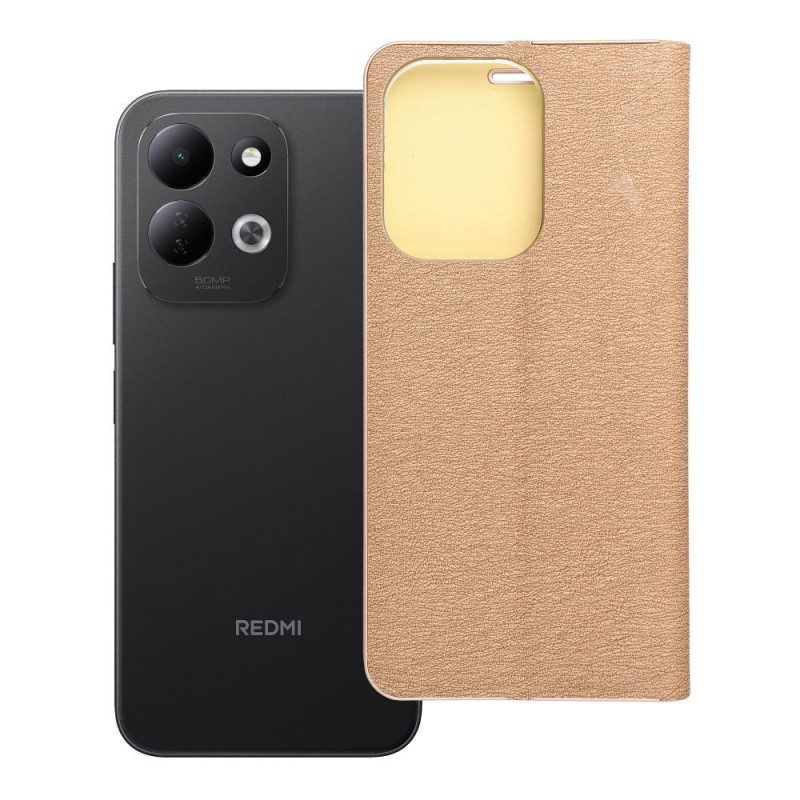 Pouzdro Xiaomi LUNA BOOK pro Redmi 17 4G / 17 5G - zlaté