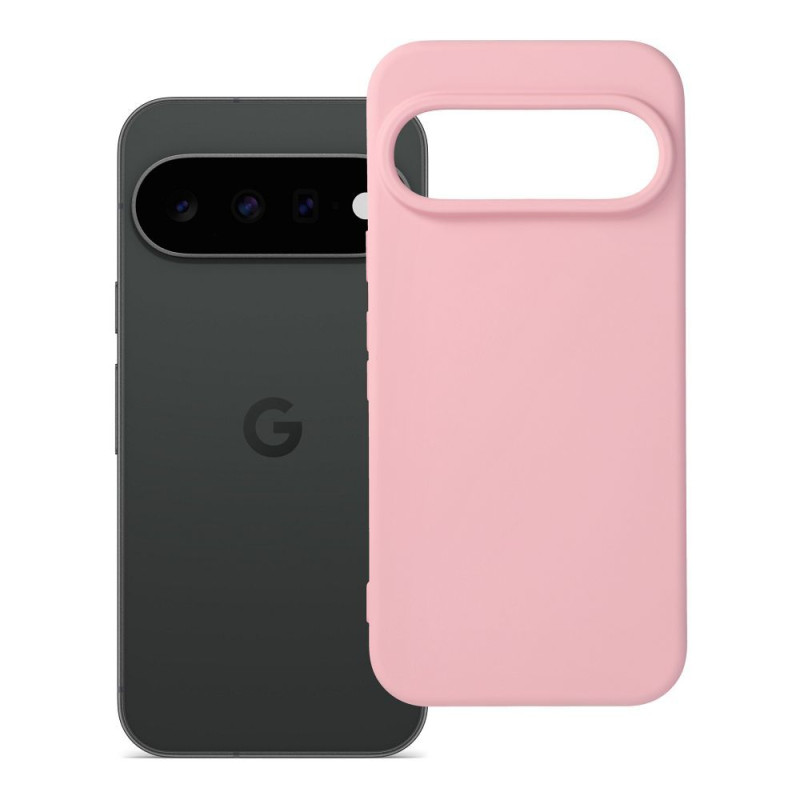 Kryt Google SILICONE pro Pixel 11 Pro - pudrově růžový