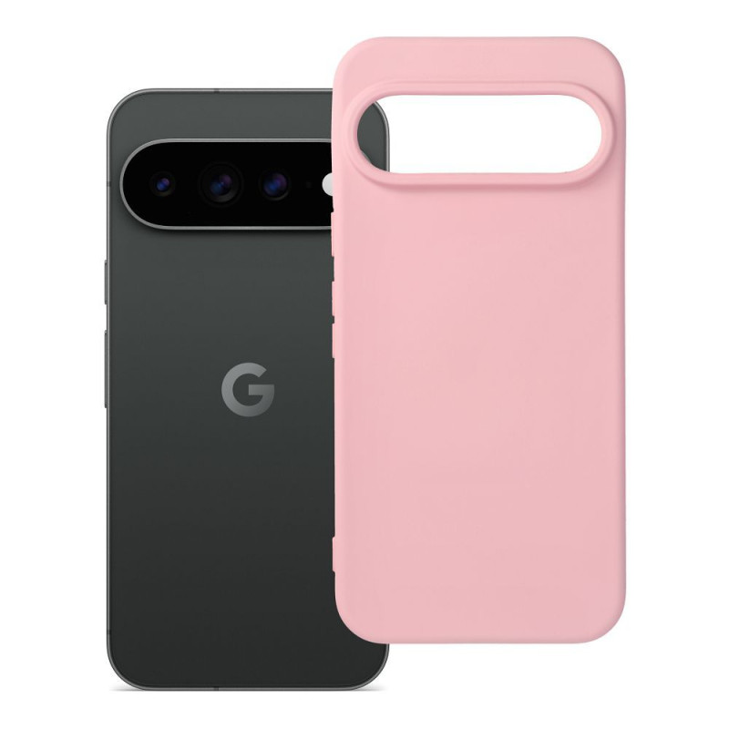 Kryt Google SILICONE pro Pixel 11 Pro XL - pudrově růžový