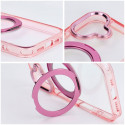 Kryt FRAME CIRCLE STAND MagSafe pro iPhone 16 Pro růžový