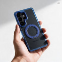 Kryt Samsung Galaxy A57 FRAME CIRCLE STAND MagSafe - modrý