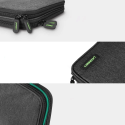 UGREEN 50274 Pouzdro 24,5 x 17,5 x 5 cm na harddisk, kabely a drobné příslušenství, šedé