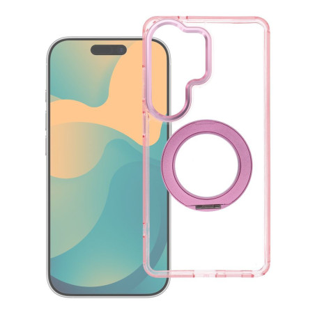 Kryt Samsung Frame Circle Stand pro Galaxy A56 - růžový