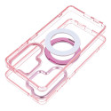 Kryt Samsung Frame Circle Stand pro Galaxy A56 - růžový