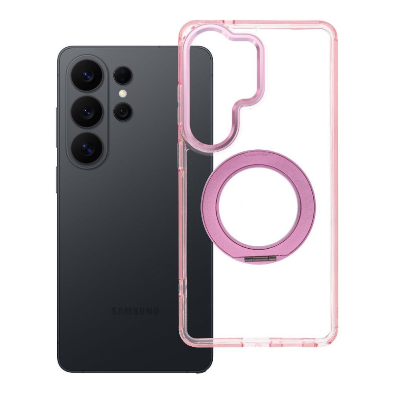 Kryt Samsung FRAME CIRCLE STAND MagSafe pro Galaxy S26 Ultra - růžový
