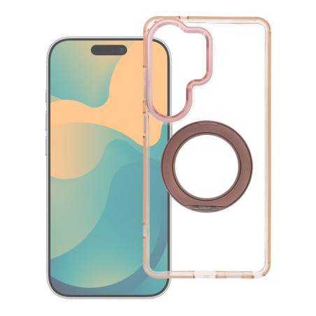 Kryt Samsung Frame Circle Stand pro Galaxy A57 - zlatý